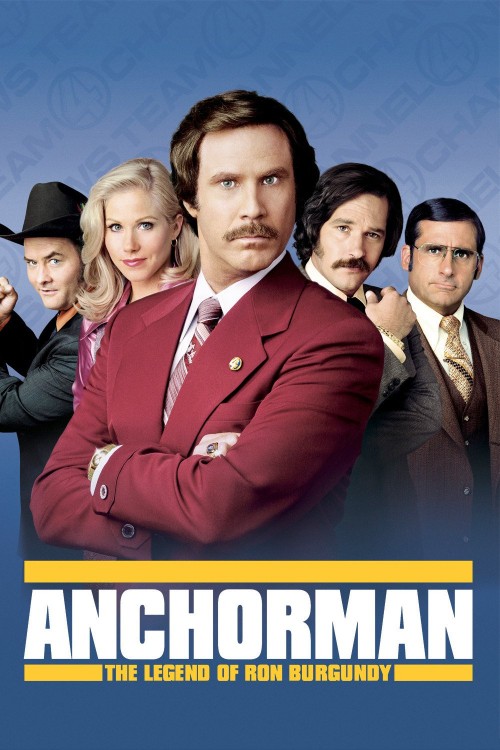 Anchorman: The Legend of Ron Burgundy (2004) poster