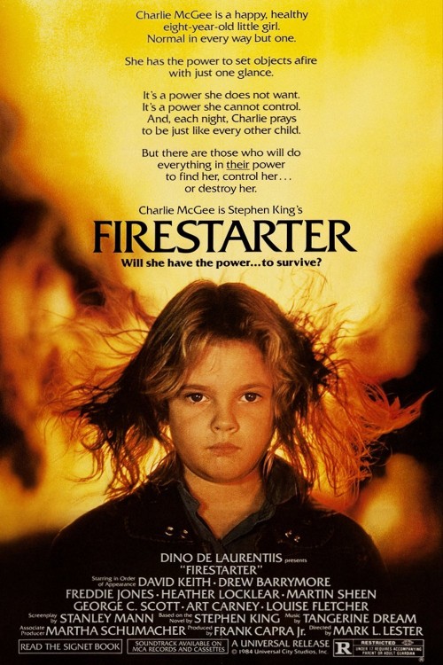 Firestarter (1984) poster