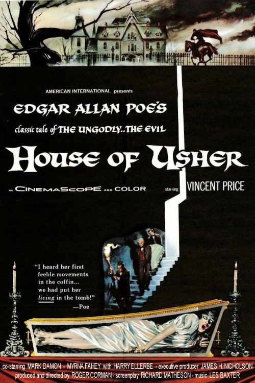 The Fall of the House of Usher (1960) poster