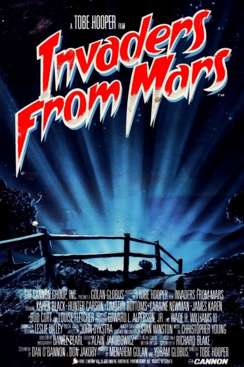 Invaders from Mars (1986) poster