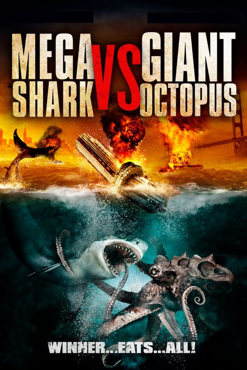 Mega Shark vs. Giant Octopus (2009) poster