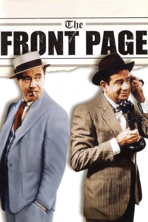 The Front Page (1974) poster