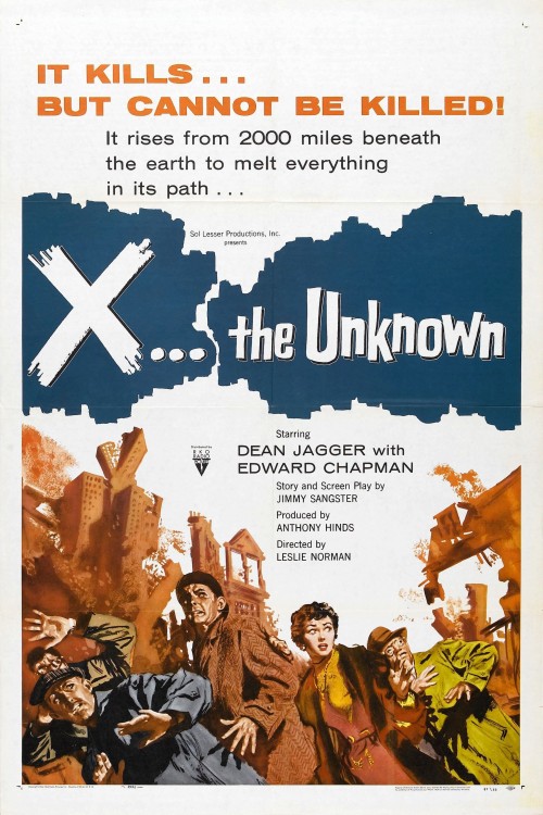 X the Unknown (1956) poster