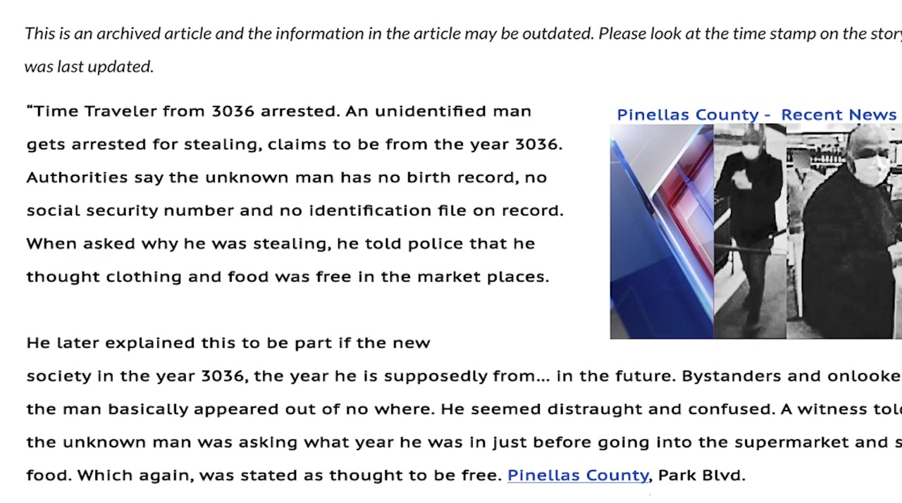 Confessions of a Time Traveler - The Man from 3036 screenshot 1