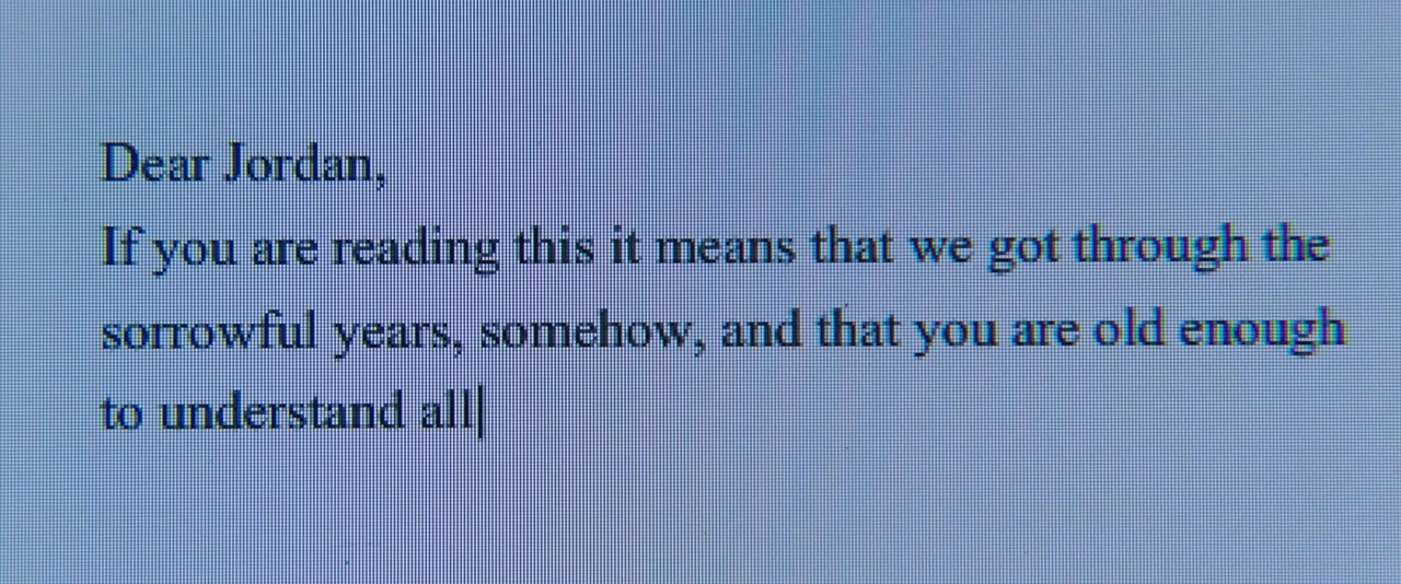 A Journal for Jordan screenshot 1