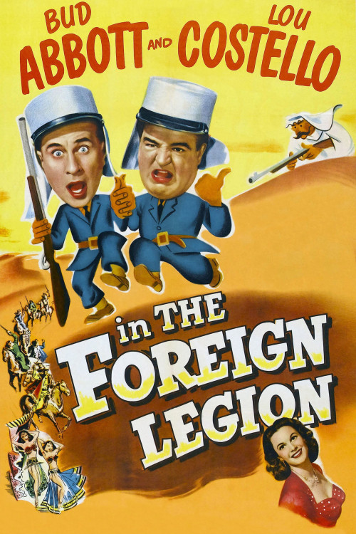 Abbott and Costello in the Foreign Legion (1950) poster