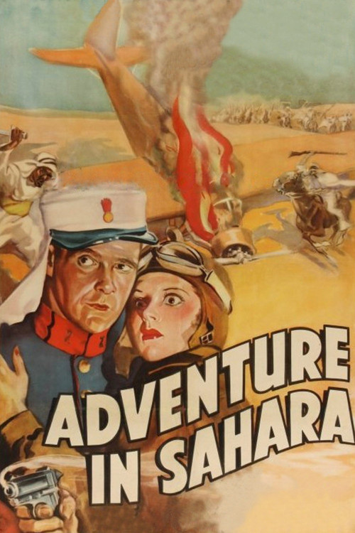 Adventure in Sahara (1938) poster