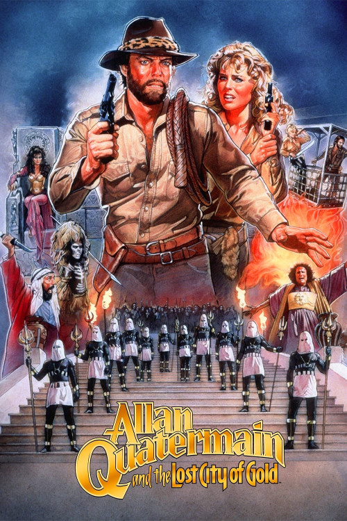 Allan Quatermain and the Lost City of Gold (1986) poster