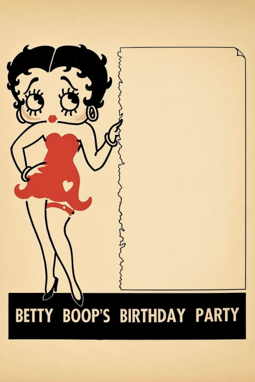Betty Boop's Birthday Party (1933) poster