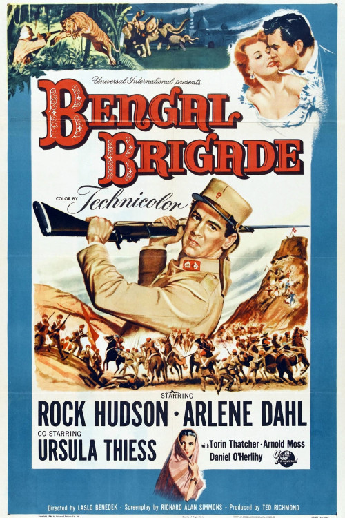 Bengal Brigade (1954) poster