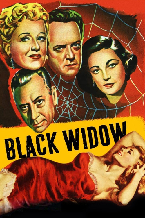 Black Widow (1954) poster