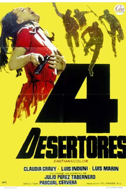 Cuatro desertores (1970) poster