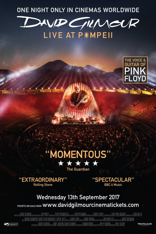 David Gilmour Live at Pompeii (2017) poster
