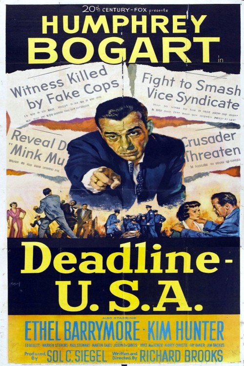 Deadline - U.S.A. (1952) poster