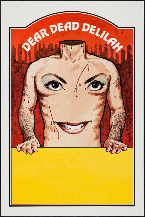 Dear Dead Delilah (1972) poster