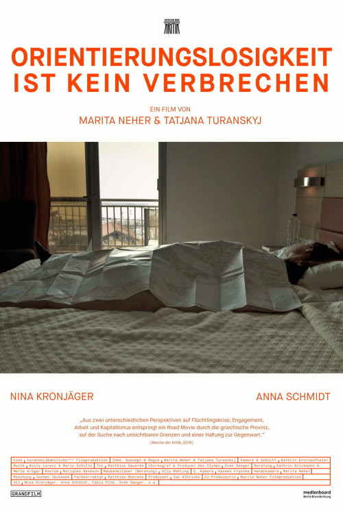 Orientierungslosigkeit ist kein Verbrechen (2016) poster