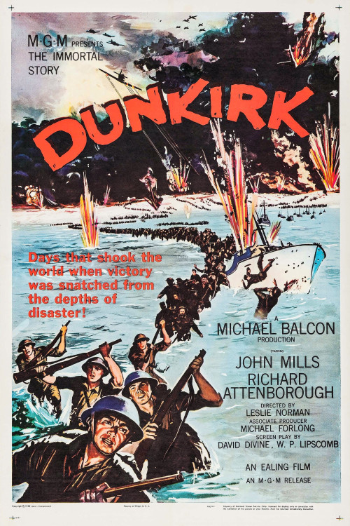 Dunkirk (1958) poster