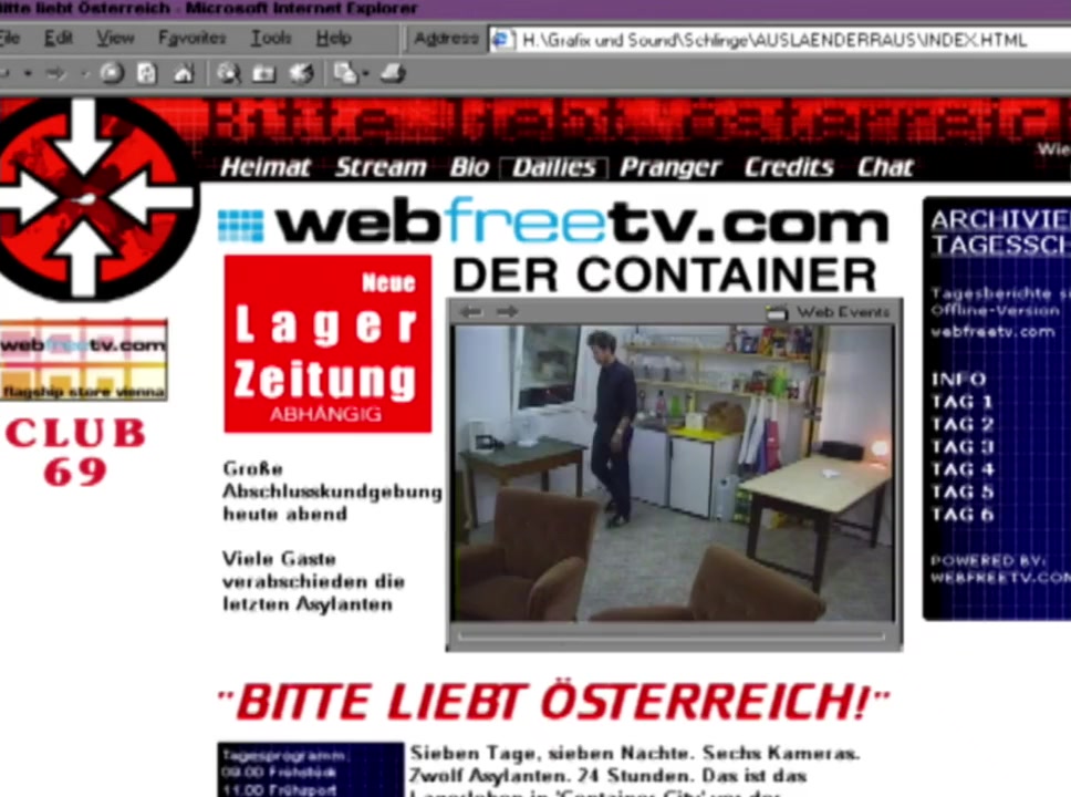 Ausländer raus! Schlingensiefs Container screenshot 1