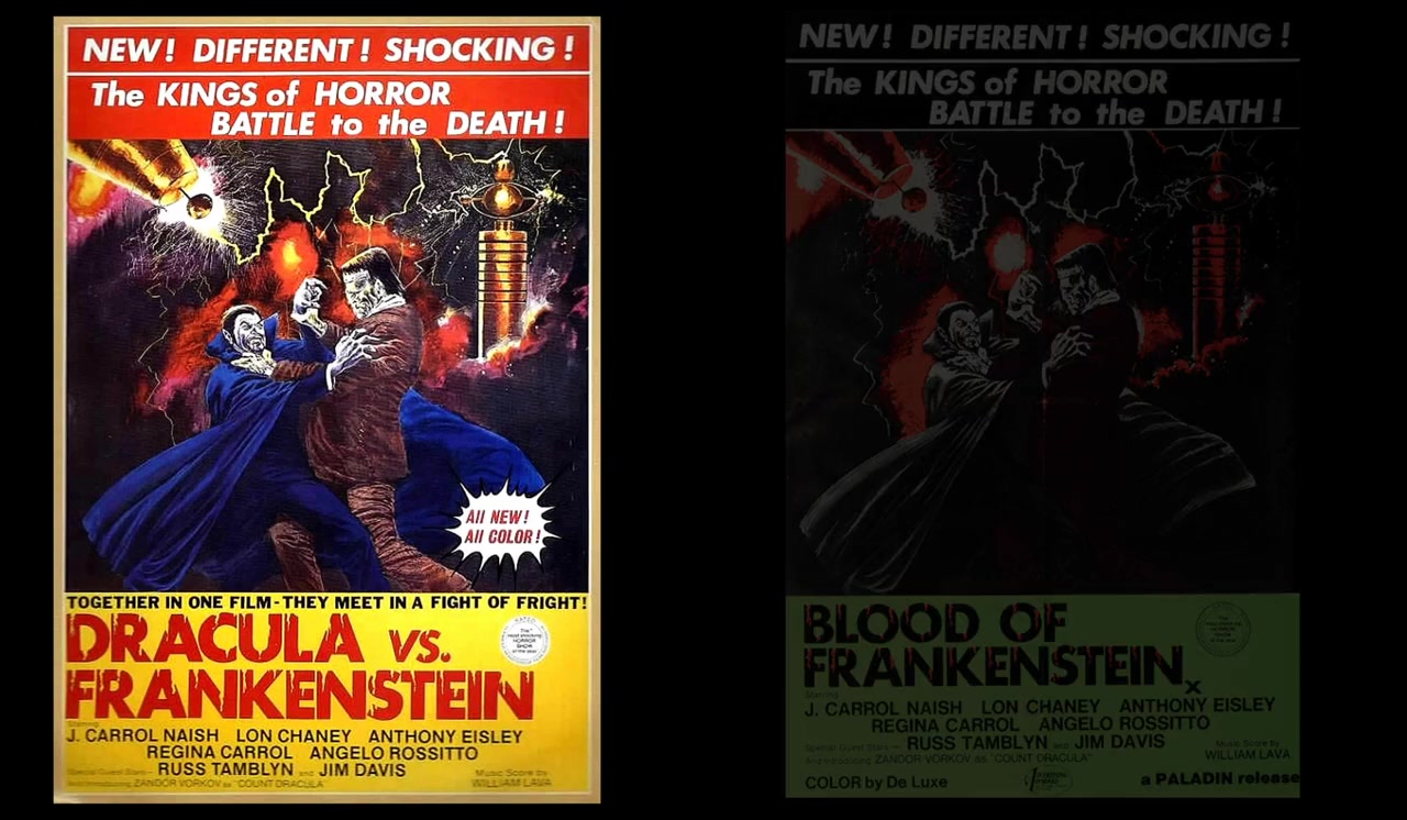 Feed Your Head! Lose Your Head! - Tens of Dozens of Reasons to Love 'Dracula vs. Frankenstein' A Visual Essay screenshot 1