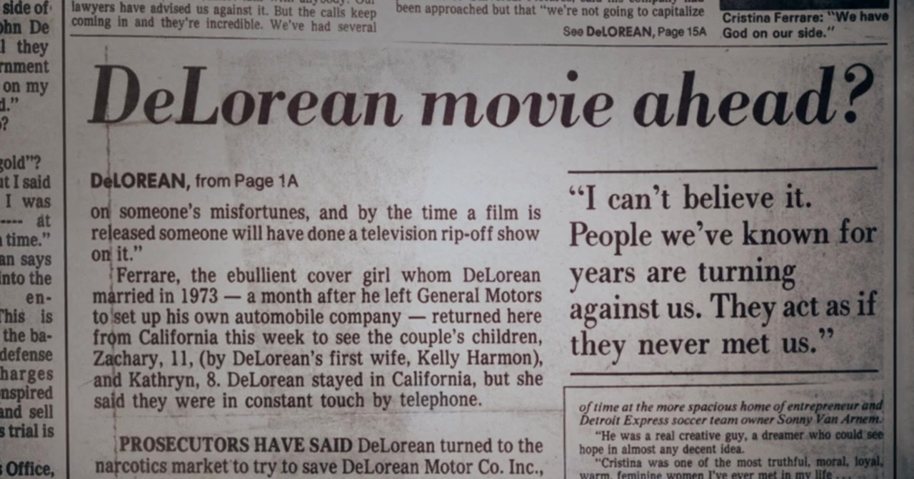 Framing John DeLorean screenshot 2
