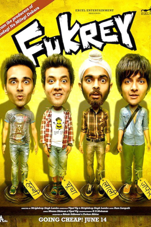 Fukrey (2013) poster