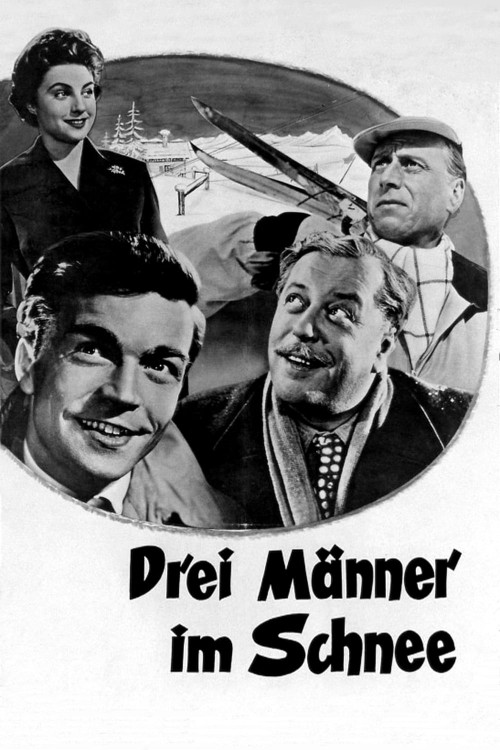 Drei Männer im Schnee (1955) poster