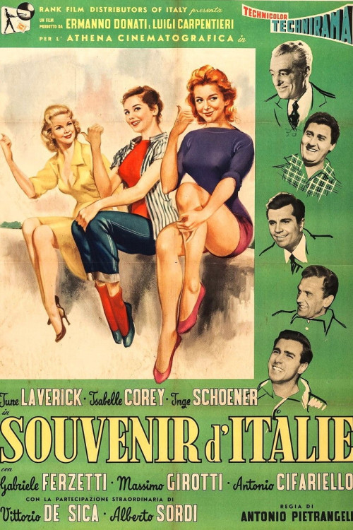 Souvenir d'Italie (1957) poster