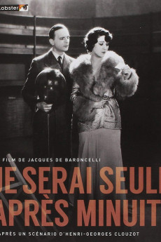 Je serai seule après minuit (1931) poster
