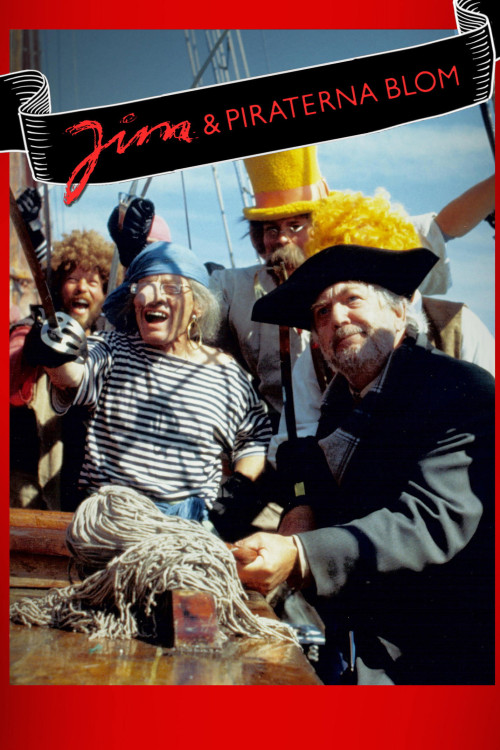 Jim & piraterna Blom (1987) poster