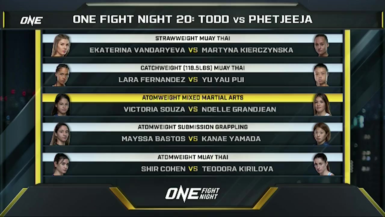 ONE Fight Night 20: Todd vs. Phetjeeja screenshot 1