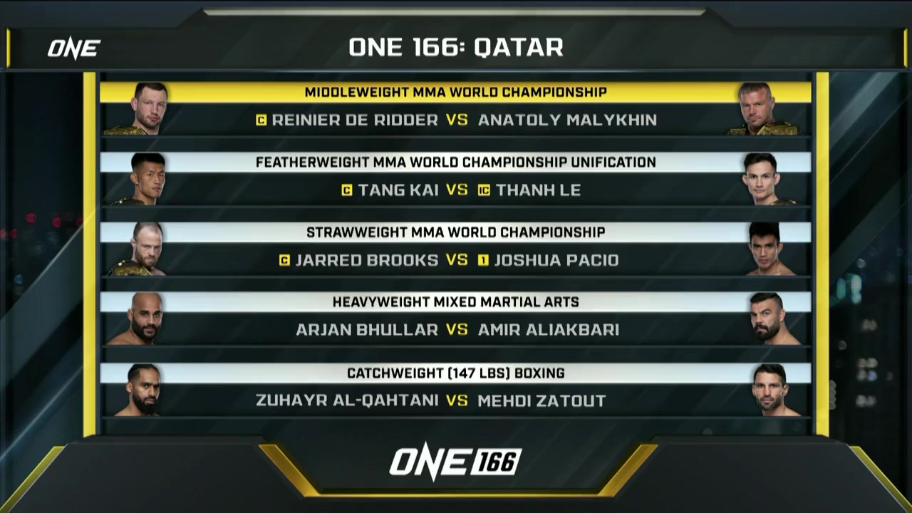 ONE 166: Qatar screenshot 1