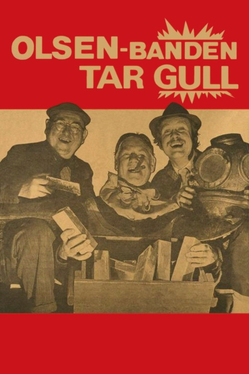 Olsen-banden tar gull (1972) poster