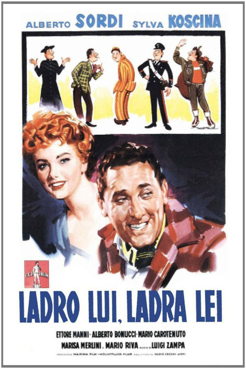 Ladro lui, ladra lei (1958) poster