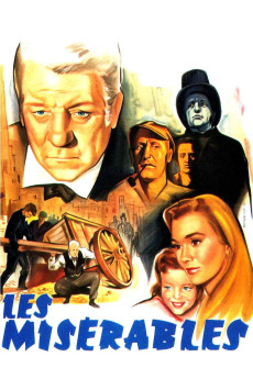 Les misérables (1958) poster