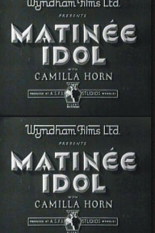 Matinee Idol (1933) poster