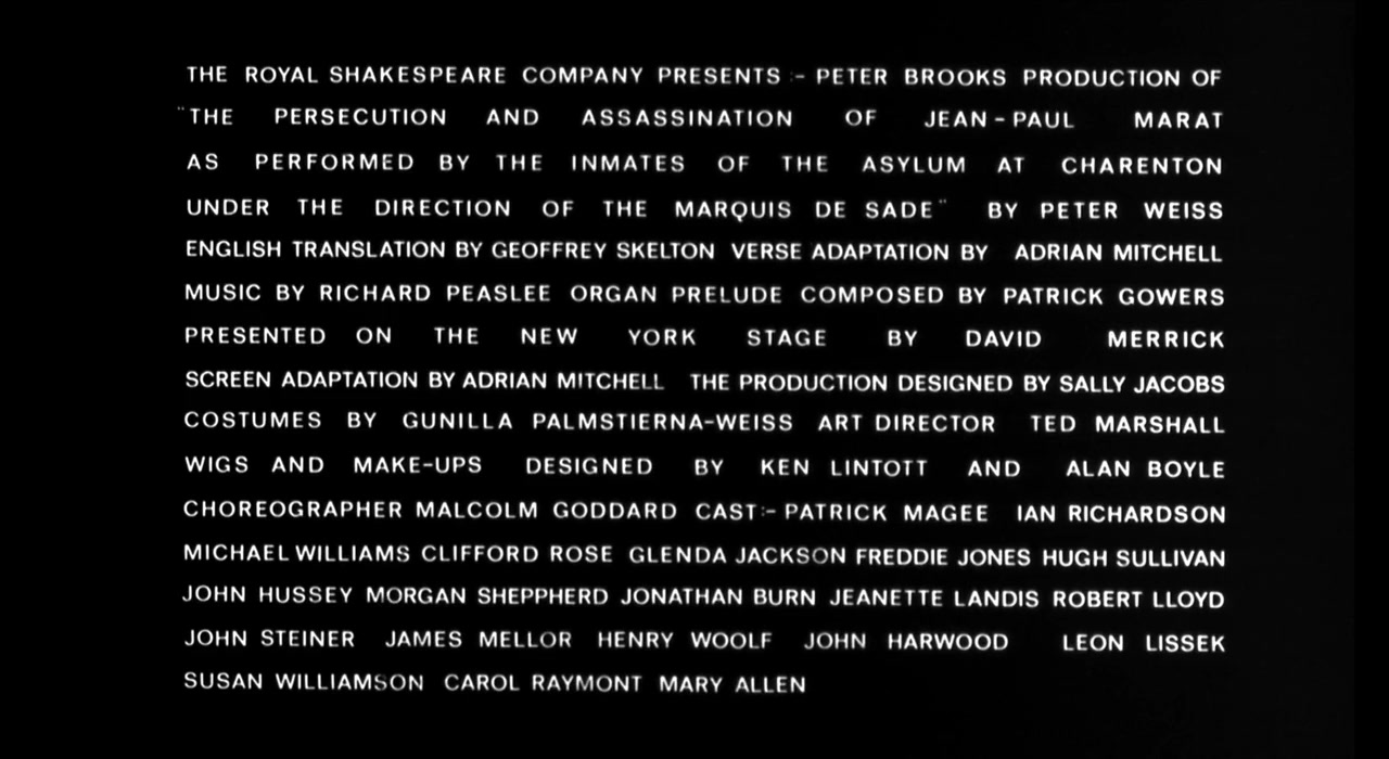 Marat/Sade screenshot 1