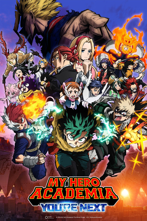 Boku no Hîrô Akademia za Mûbî Yuâ Nekusuto (2024) poster