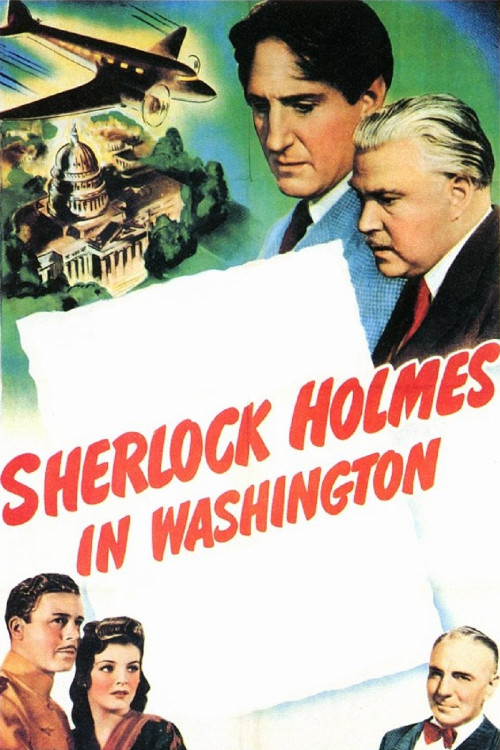 Sherlock Holmes in Washington (1942) poster
