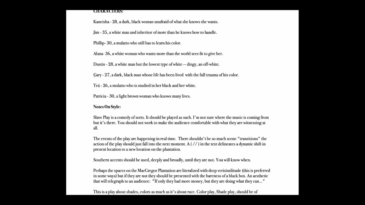 Slave Play. Not a Movie. A Play. screenshot 3