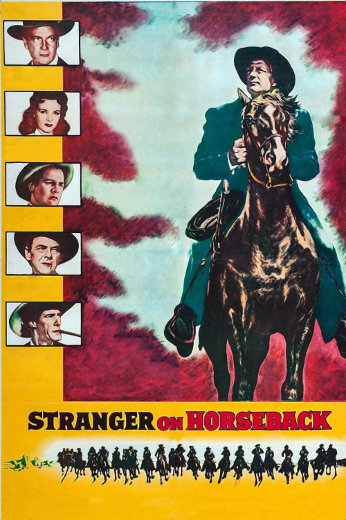 Stranger on Horseback (1955) poster