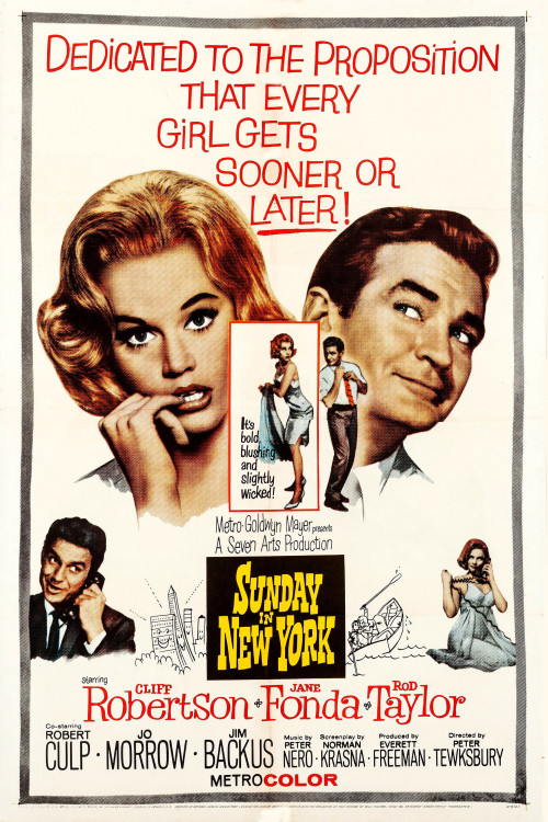Sunday in New York (1963) poster