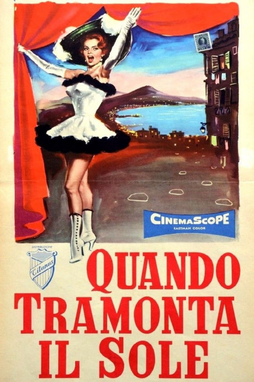 Quando tramonta il sole (1956) poster