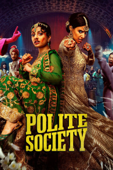Polite Society (2023) poster