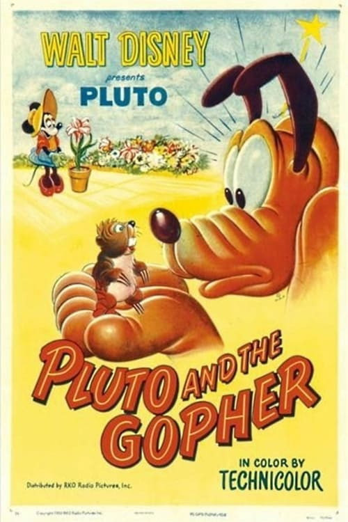Pluto and the Gopher (1950) poster