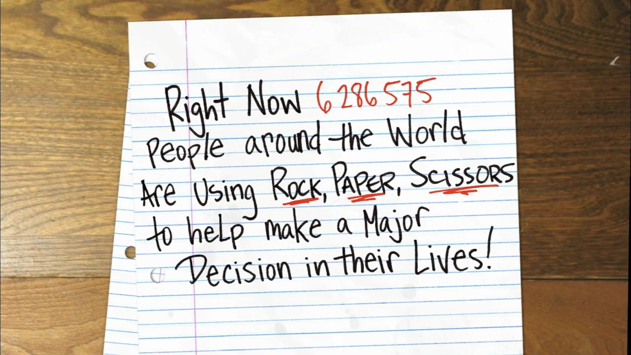 Rock, Paper, Scissors: The Way of the Tosser screenshot 2