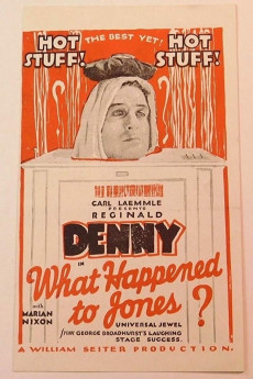 What Happened to Jones? (1925) poster