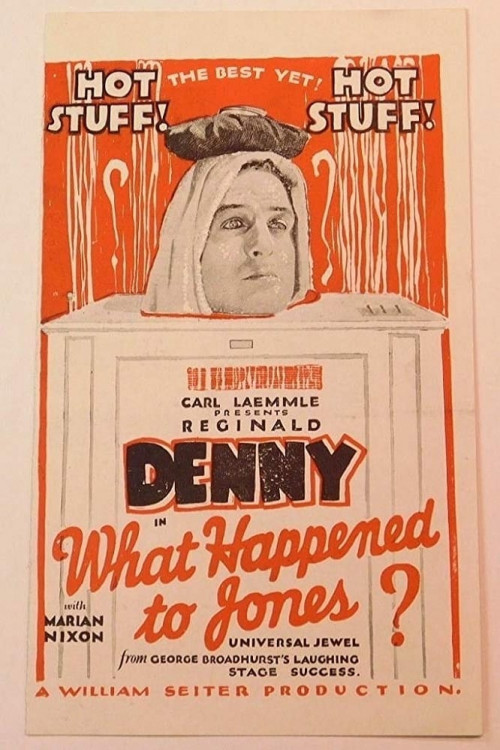 What Happened to Jones? (1925) poster