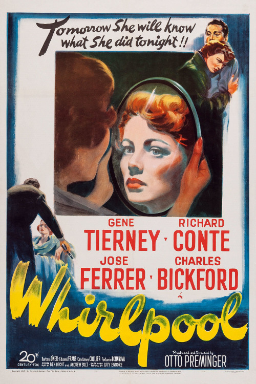 Whirlpool (1950) poster