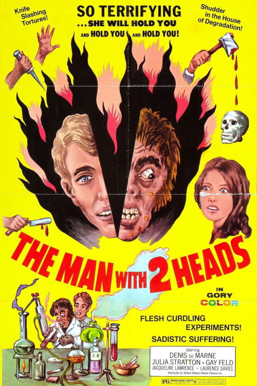 The Man with 2 Heads (1972) poster