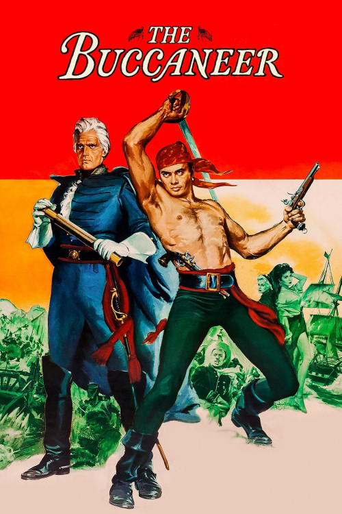 The Buccaneer (1958) poster